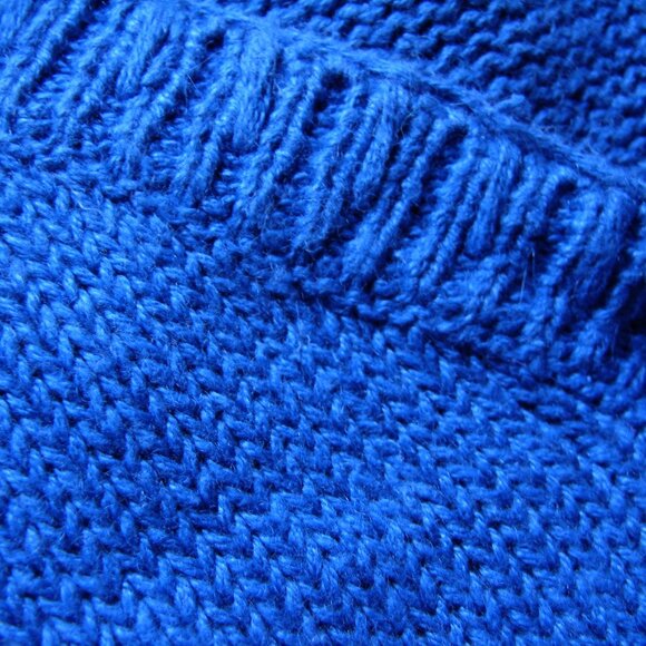 Vtg International Sportswear Oversized Knit Sweater Tunic TOP, Size 2X-3X Blue - Picture 5 of 7